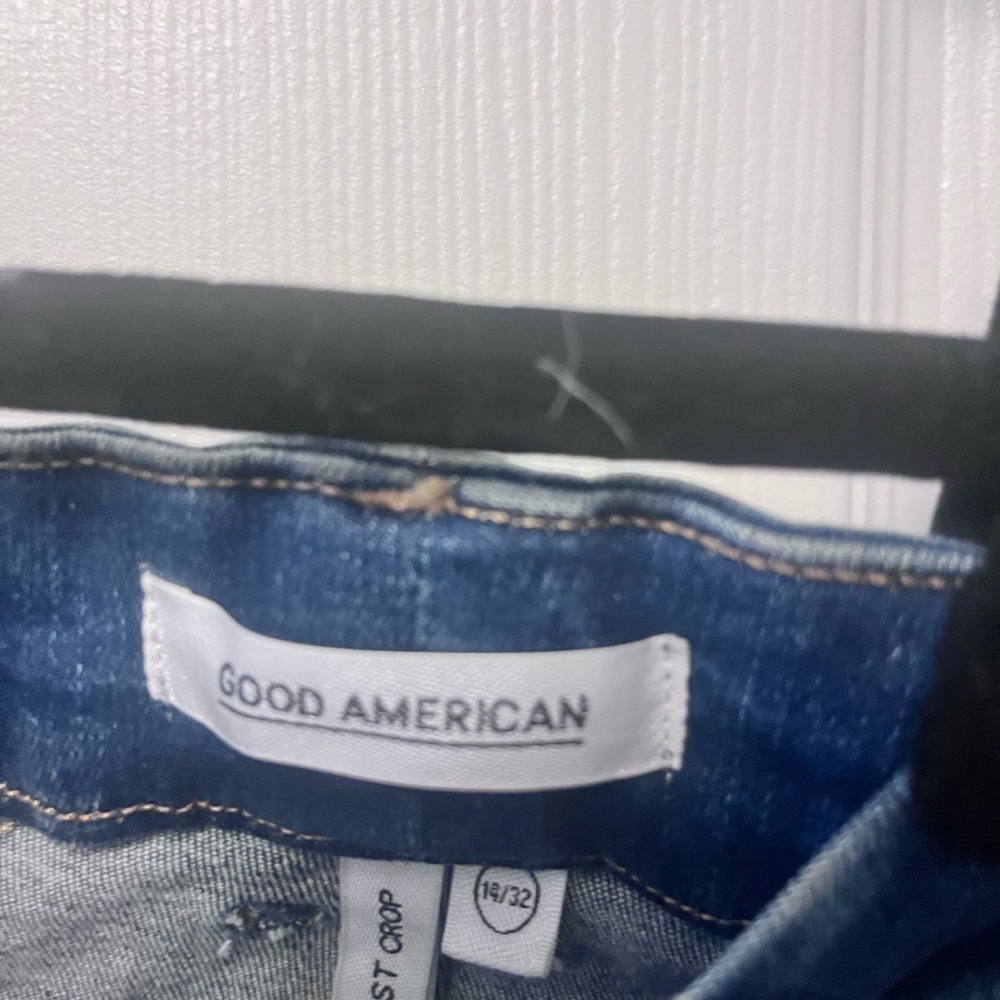 Good American Good Waist High Waist Raw Hem Ankle Skinny Jeans - Picture 8 of 13